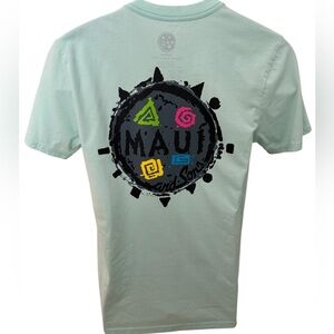 MAUI & SONS Hawaii Surf Logo Tee Shirt Men M Medium